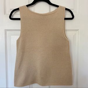 BURBERRY Beige Cashmere Sweater Top Size S